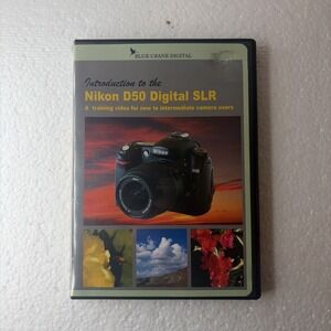 Introduction to the Nikon D50 Digital SLR DSLR DVD 2005 Blue Crane